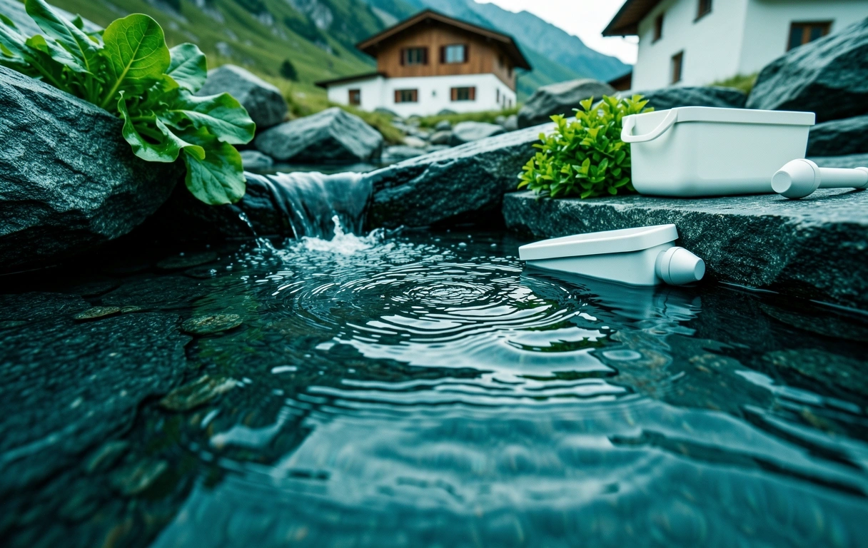 Abstrakte Wasserstruktur